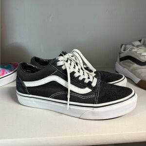 Vans Black and White Sneakers